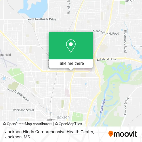 Jackson Hinds Comprehensive Health Center map