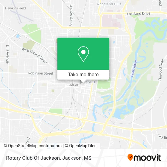 Rotary Club Of Jackson map