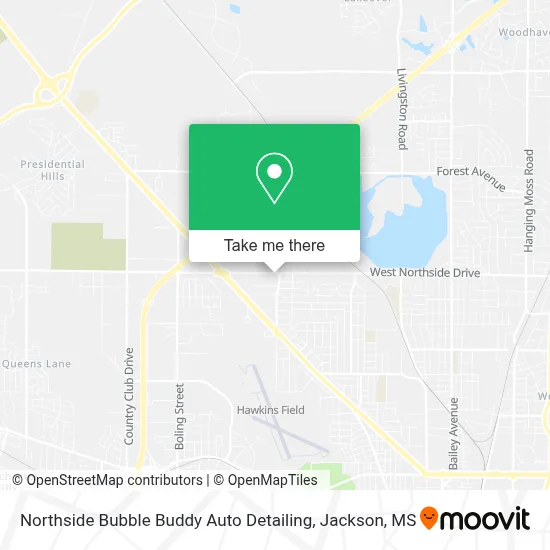 Northside Bubble Buddy Auto Detailing map