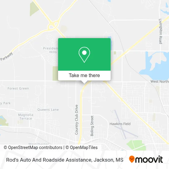 Rod's Auto And Roadside Assistance map