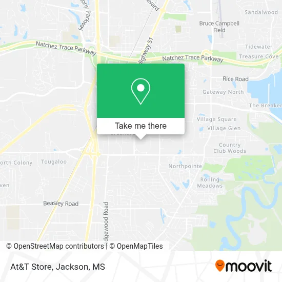 At&T Store map