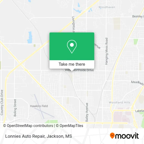 Lonnies Auto Repair map