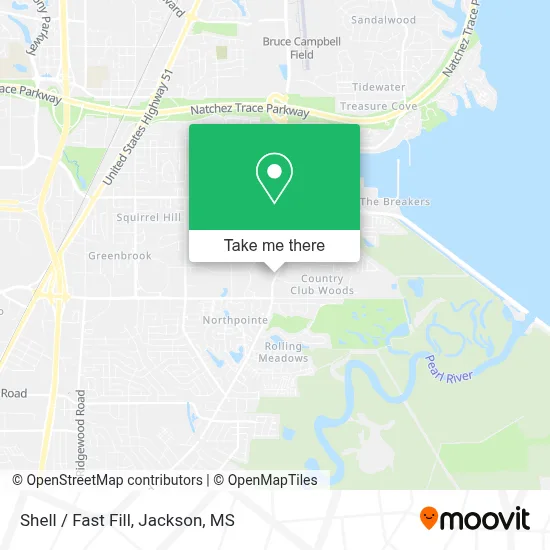 Shell / Fast Fill map
