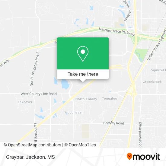 Graybar map