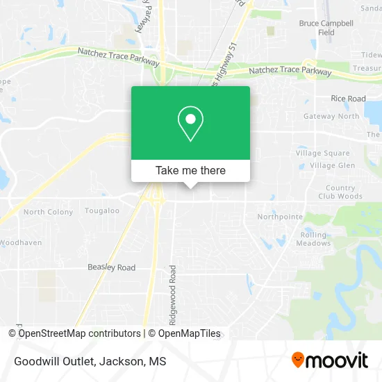 Goodwill Outlet map