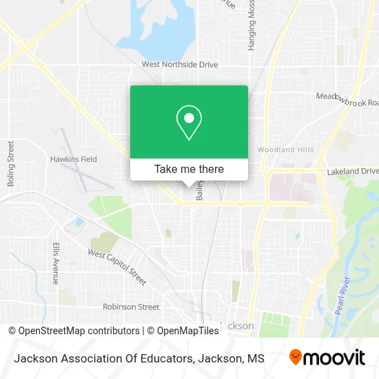 Jackson Association Of Educators map