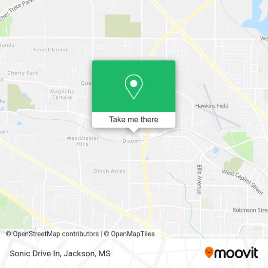 Sonic Drive In map