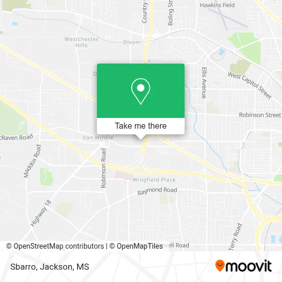 Sbarro map