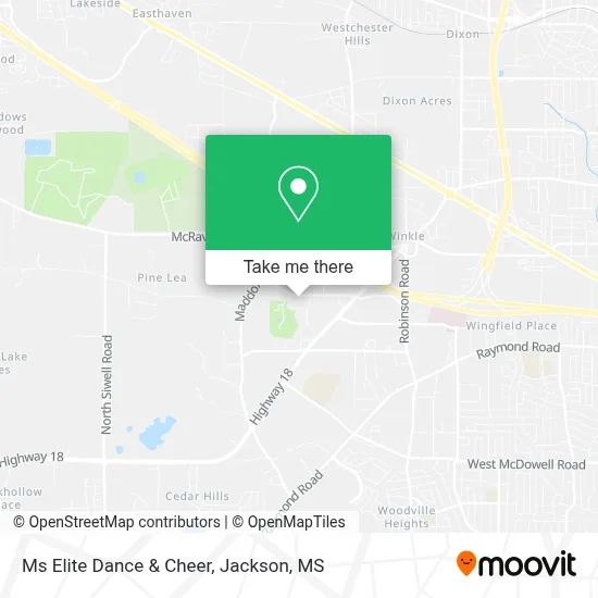 Ms Elite Dance & Cheer map