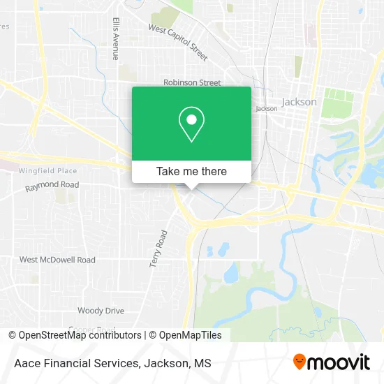 Aace Financial Services map