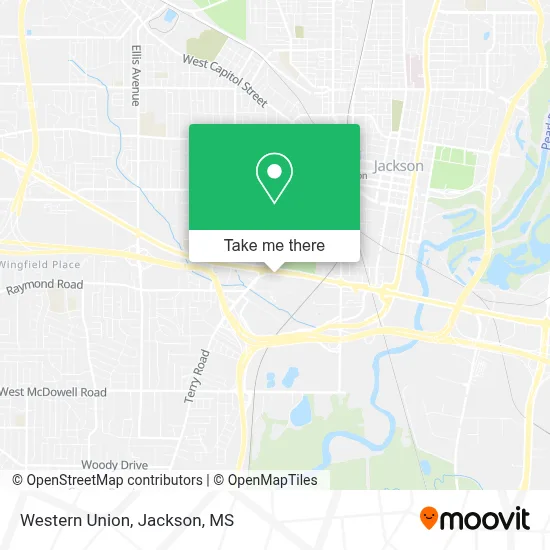 Western Union map