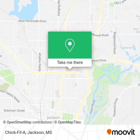 Chick-Fil-A map