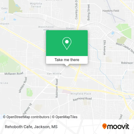 Rehoboth Cafe map