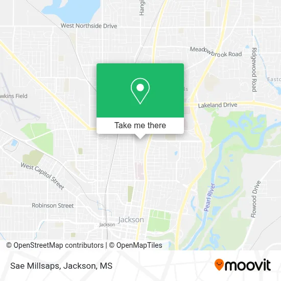 Sae Millsaps map