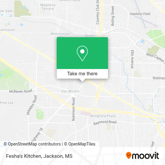 Fesha's Kitchen map