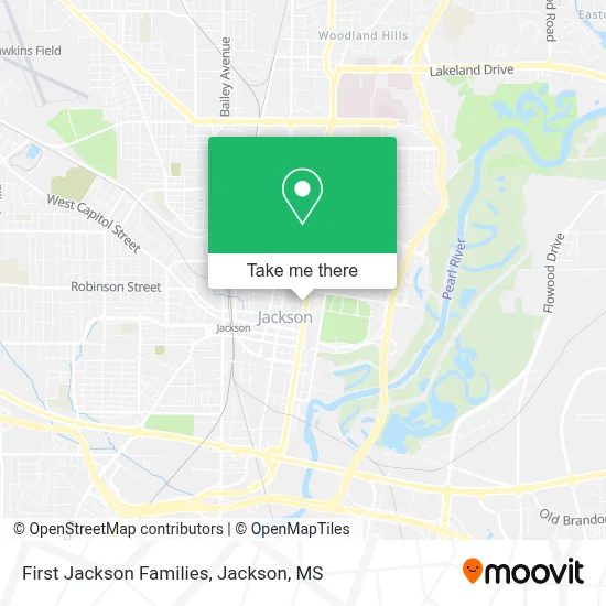 First Jackson Families map