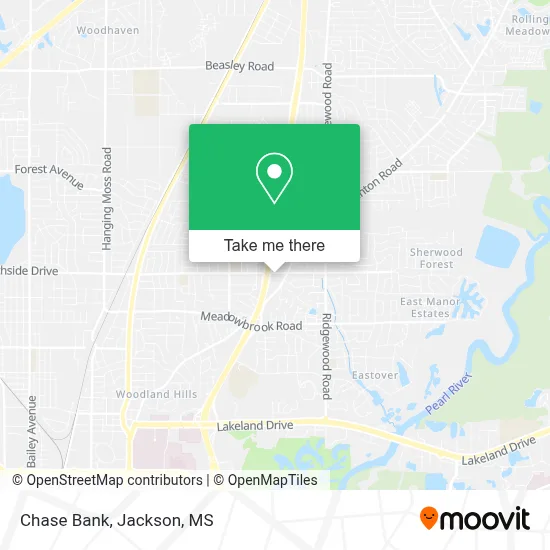 Chase Bank map