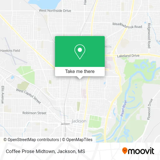 Coffee Prose Midtown map