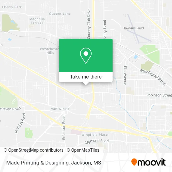 Made Printing & Designing map