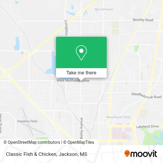 Classic Fish & Chicken map