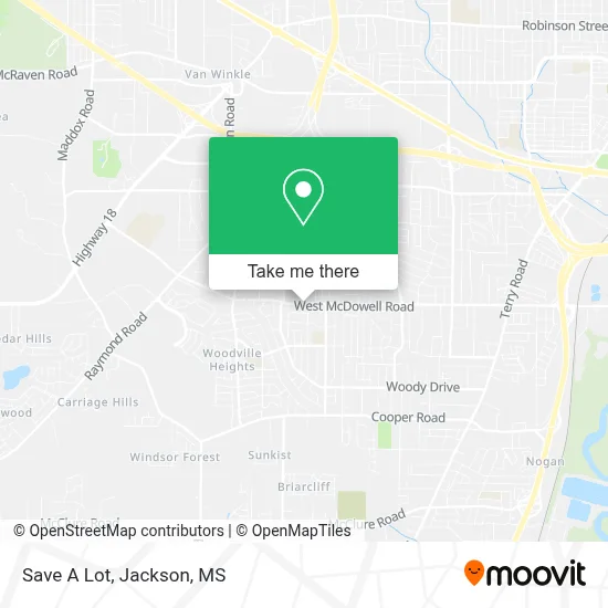 Save A Lot map