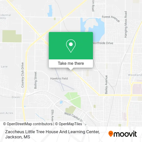 Zaccheus Little Tree House And Learning Center map