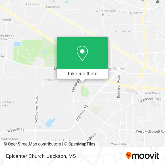 Epicenter Church map
