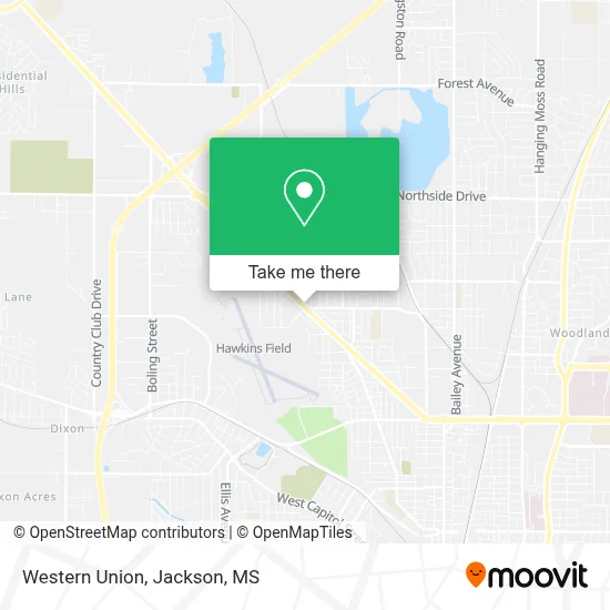 Western Union map