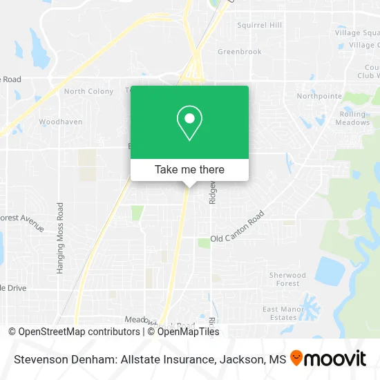 Stevenson Denham: Allstate Insurance map