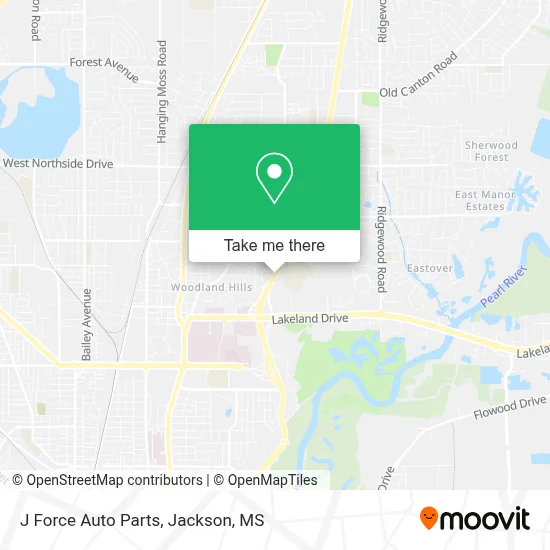 J Force Auto Parts map