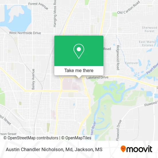 Austin Chandler Nicholson, Md map