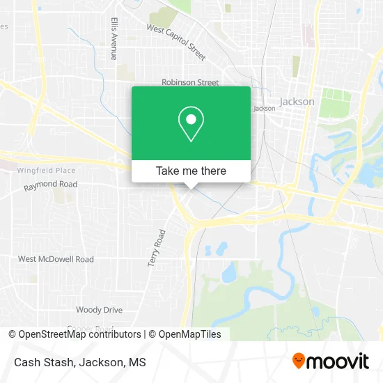 Cash Stash map