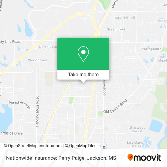 Nationwide Insurance: Perry Paige map