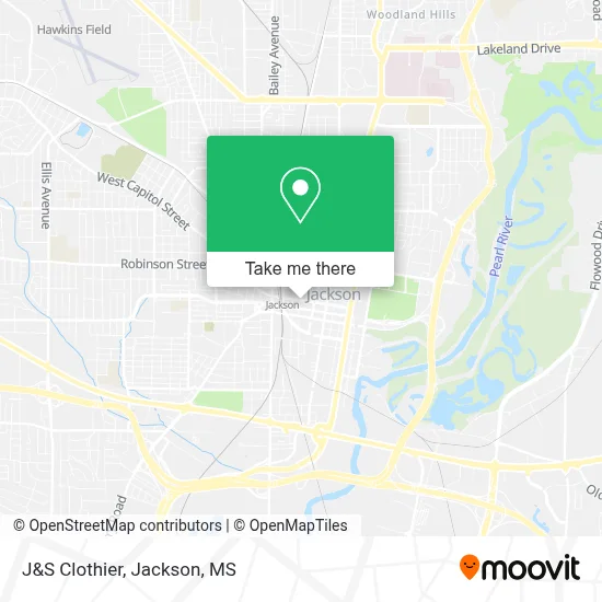 J&S Clothier map