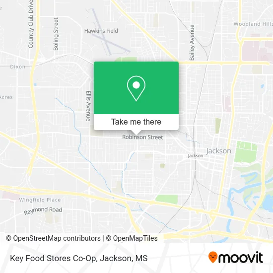 Key Food Stores Co-Op map