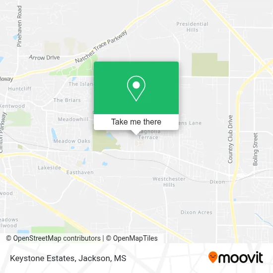 Keystone Estates map