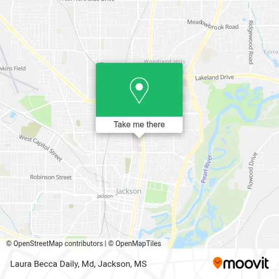 Laura Becca Daily, Md map