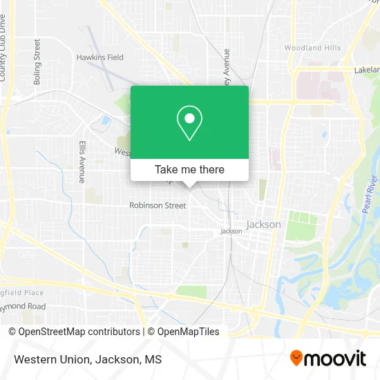 Western Union map