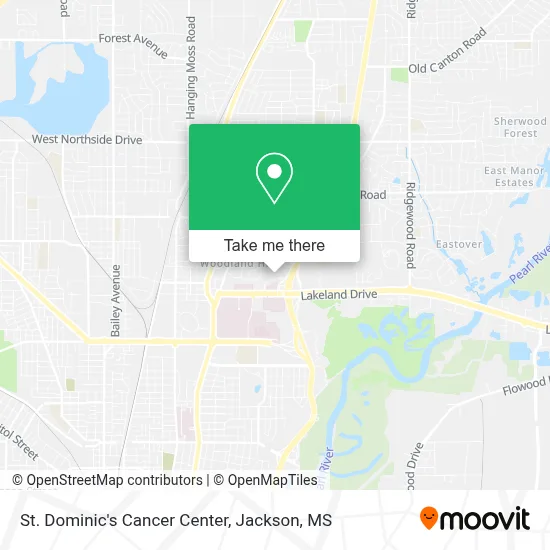 St. Dominic's Cancer Center map