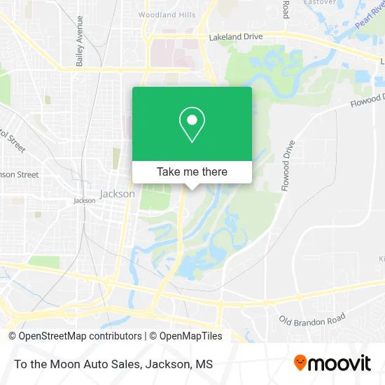 To the Moon Auto Sales map