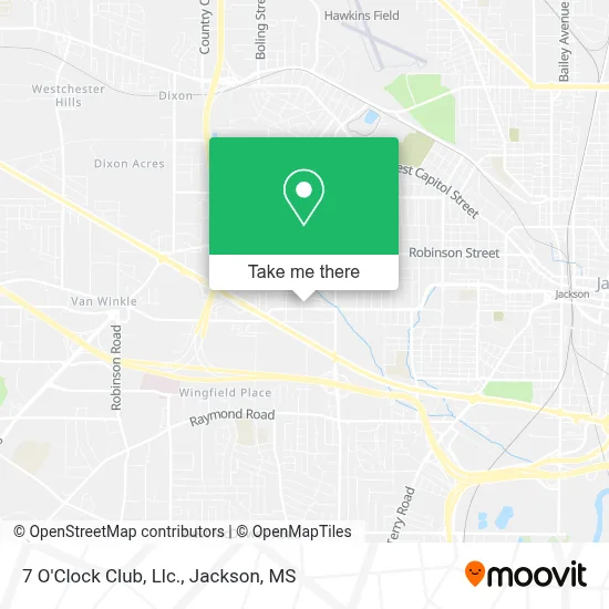 7 O'Clock Club, Llc. map