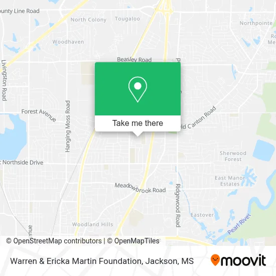Warren & Ericka Martin Foundation map