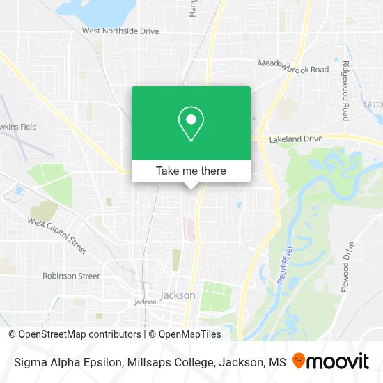 Sigma Alpha Epsilon, Millsaps College map