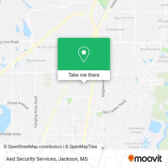 Aed Security Services map
