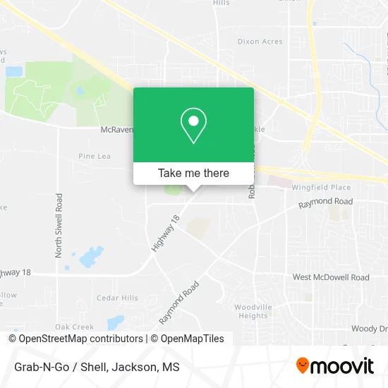 Grab-N-Go / Shell map