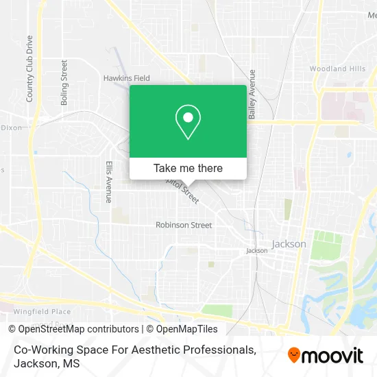 Co-Working Space For Aesthetic Professionals map
