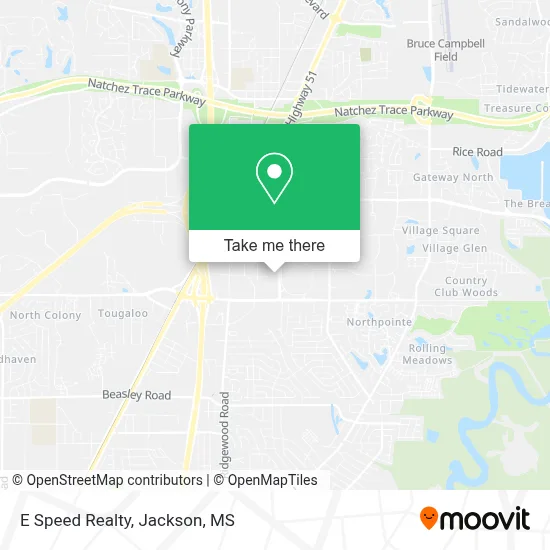 E Speed Realty map