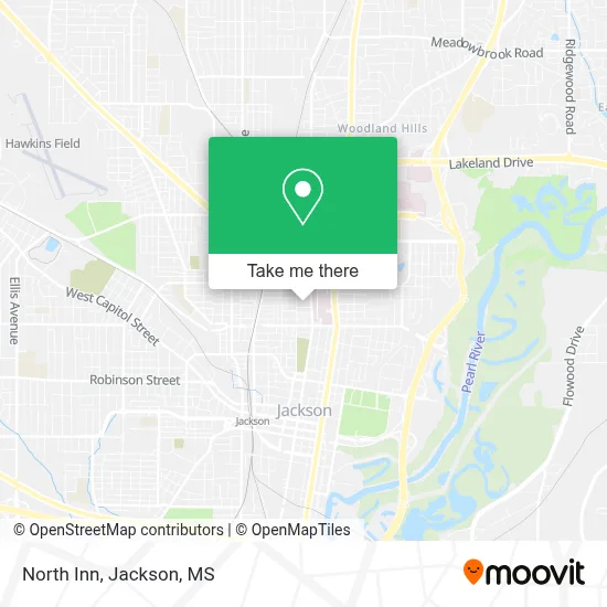 North Inn map