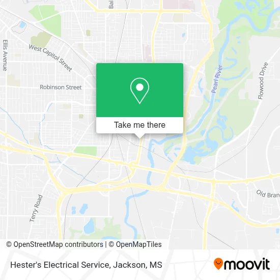 Hester's Electrical Service map