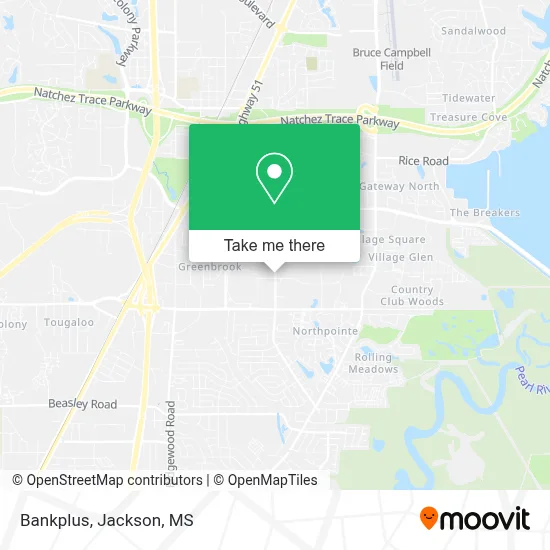 Bankplus map
